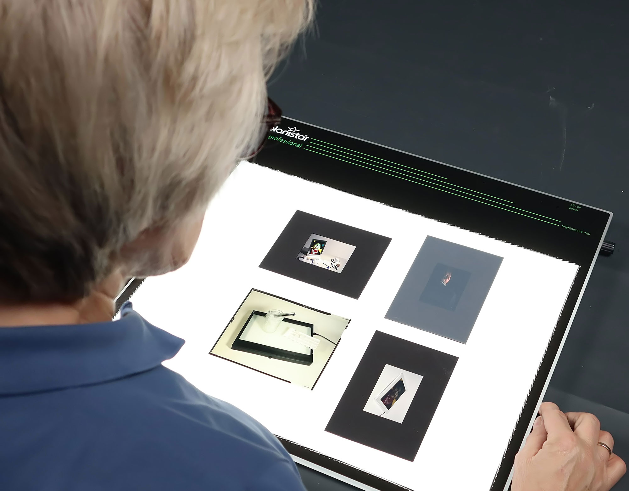 flaches Leuchtpult für ergonomisches Arbeiten