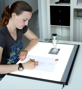 erstes Leuchtpult mit LED-Technik von planistar von 2008